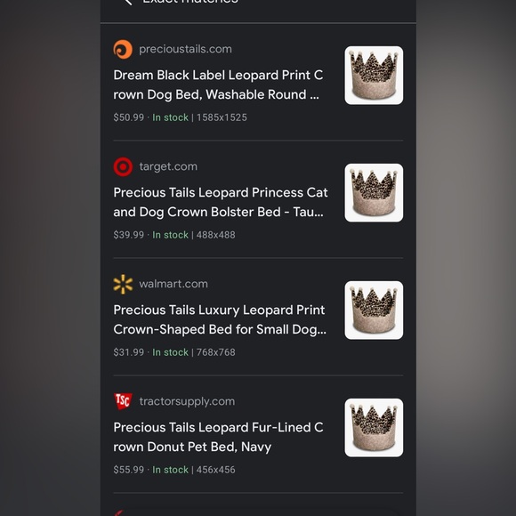 Precious Tails Leopard Crown Small Dog Bed - Picture 11 of 11